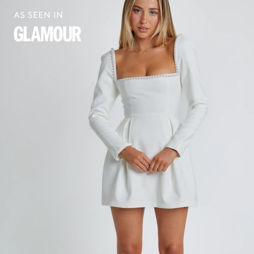 The Ultimate Muse Pearl Dress | White | size XS NWT